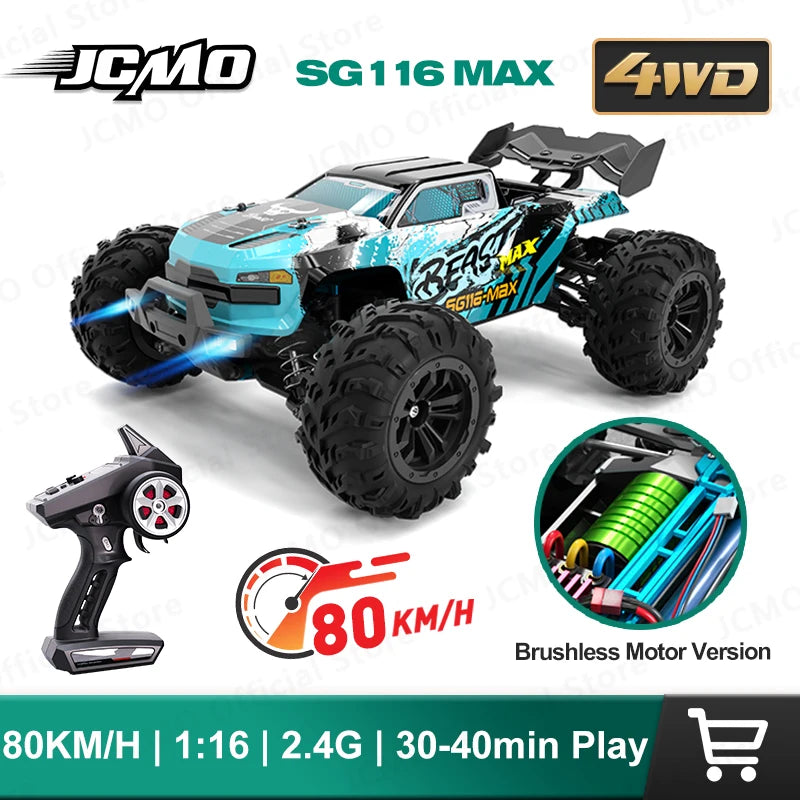 ZLL SG116 MAX – RC Zvijer 4x4! Munjevito Brz (80 km/h), Profesionalni Drift i Off-Road Trkač – Igračka iz Snova na Daljinsko Upravljanje
