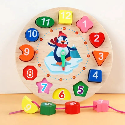 🧩 Drvena Montessori Slagalica za Predškolce – Edukativna Igračka za Djecu od 3 do 6 Godina