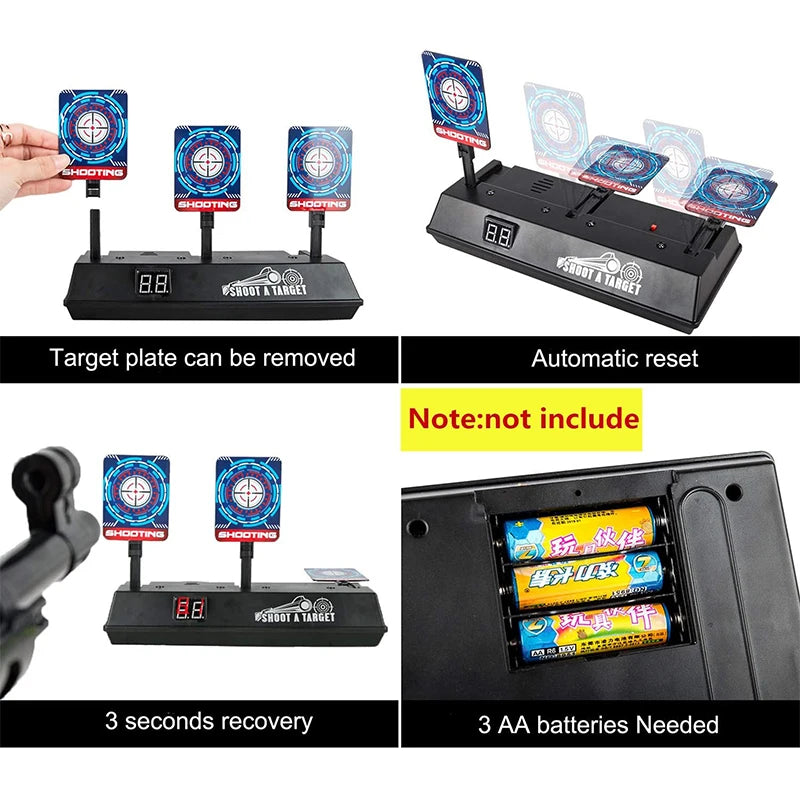 TISNERF Električna Digitalna Meta za "NERF" Pištolje/ Auto-Reset