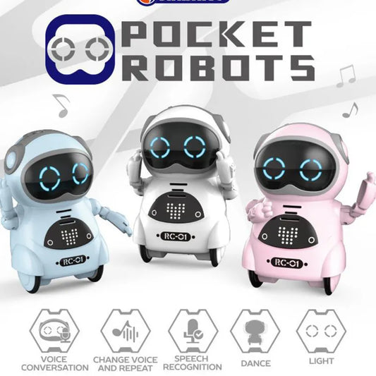 Emo Robot - Pametna Interaktivna Igračka - Prepoznaje Glas, Priča, Pjeva, Pleše i Priča Priče - Mini Robot za Djecu