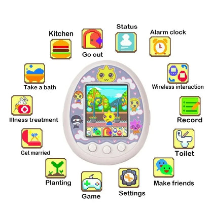 🎮 Tamagotchi Virtualni Ljubimac s Ekranom u Boji – Interaktivna Igračka za Djecu u Džepnom Formatu