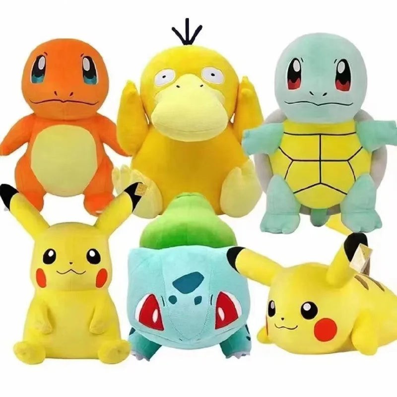 20cm Pokemon plišane igračke; Kawaii, Pikachu, Raichu, Jenny, Turtle...