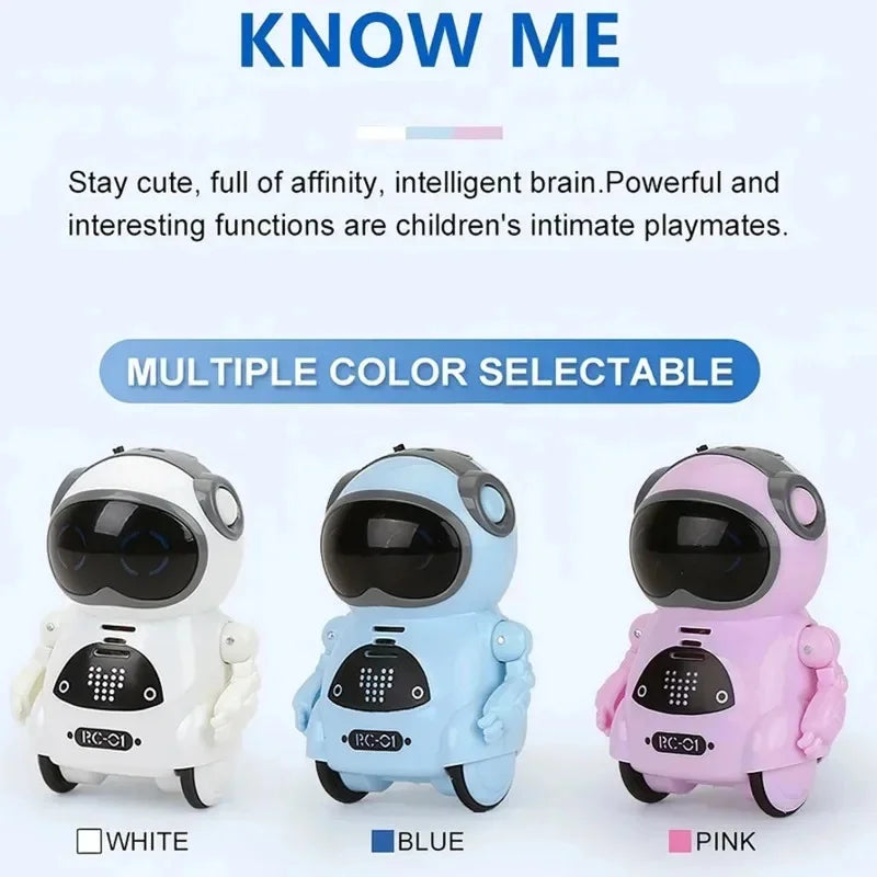 Emo Robot - Pametna Interaktivna Igračka - Prepoznaje Glas, Priča, Pjeva, Pleše i Priča Priče - Mini Robot za Djecu