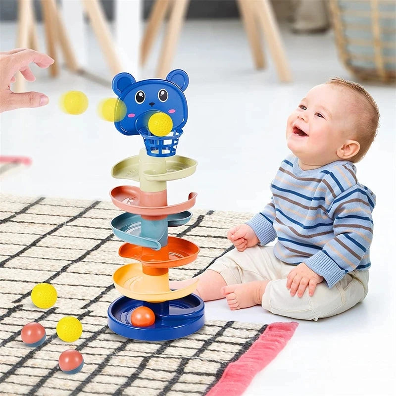 🧩 Montessori Kula s Lopticama – Edukativna Igračka za Bebe od 1 do 3 Godine za Motorički Razvoj i Učenje Kroz Igru